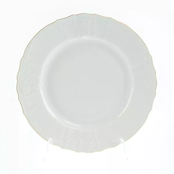 Блюдо круглое Bernadotte Белый узор 32 см