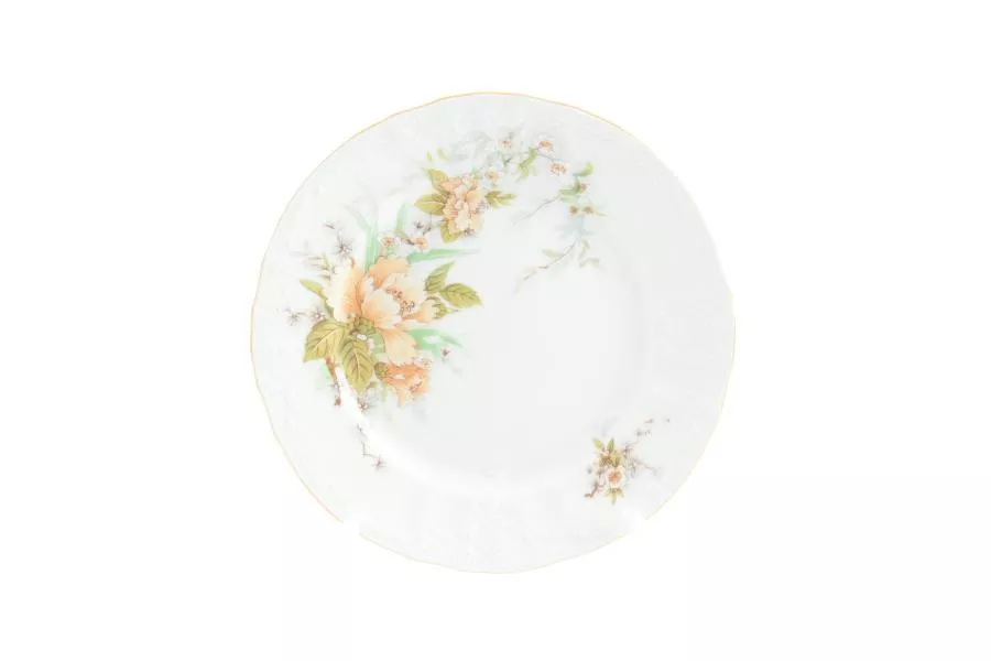 Набор тарелок Bernadotte Зеленый цветок 17 см(6 шт)