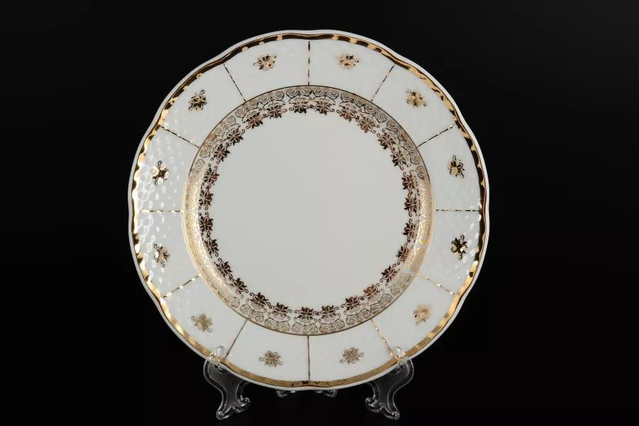 Набор тарелок 19 см Менуэт Золотой орнамент (6 шт)
