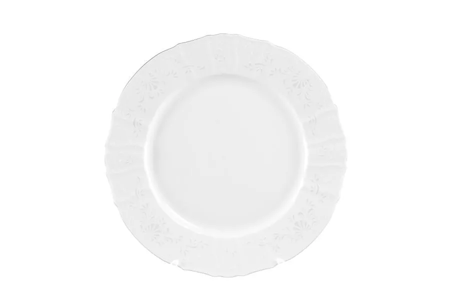 Блюдо круглое Bernadotte Платиновый узор 32 см