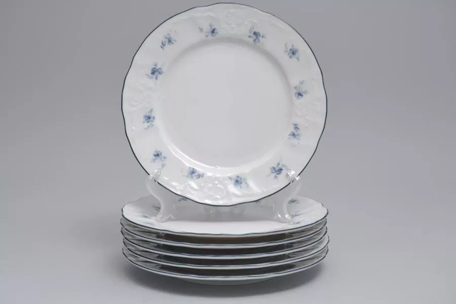 Набор тарелок 19 см Бернадотт Синий цветок (6 шт)