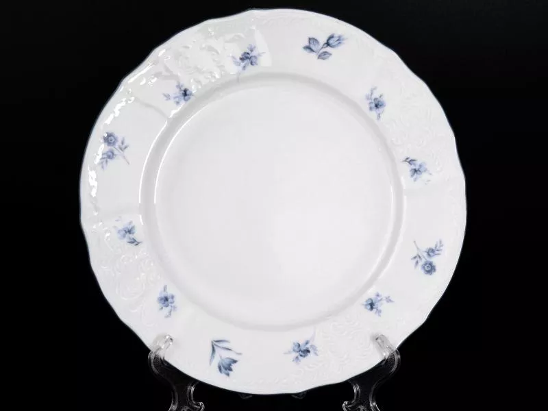Набор тарелок 25 см Бернадотт Синий цветок (6 шт)