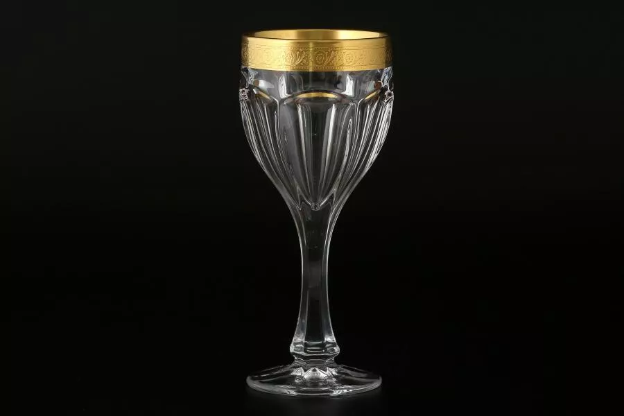 Набор бокалов для вина Crystalite Bohemia Сафари Gold 190 мл