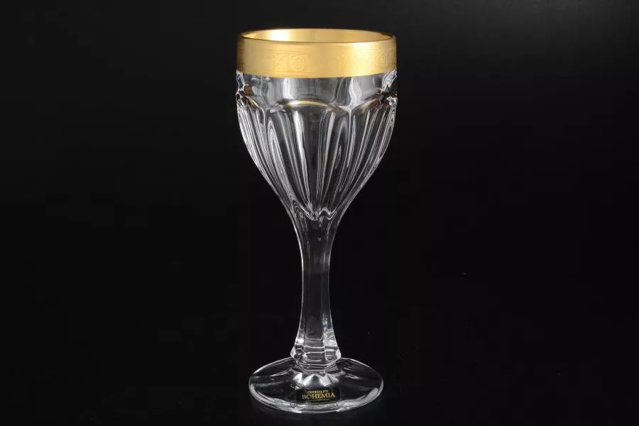 Набор бокалов для вина 290 мл Сафари BOHEMIA GOLD Артикул 09027