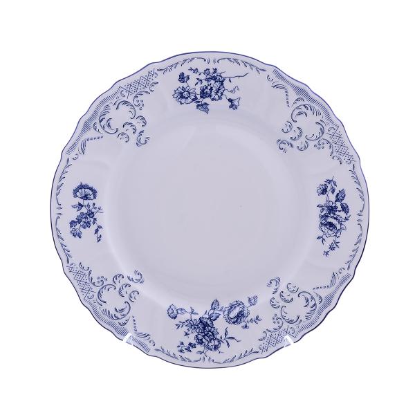 Блюдо круглое Bernadotte Синие розы 32 см