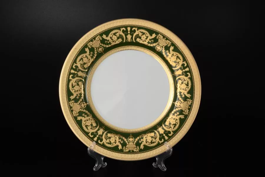 Набор тарелок 21 см Imperial Green Gold (6 шт)