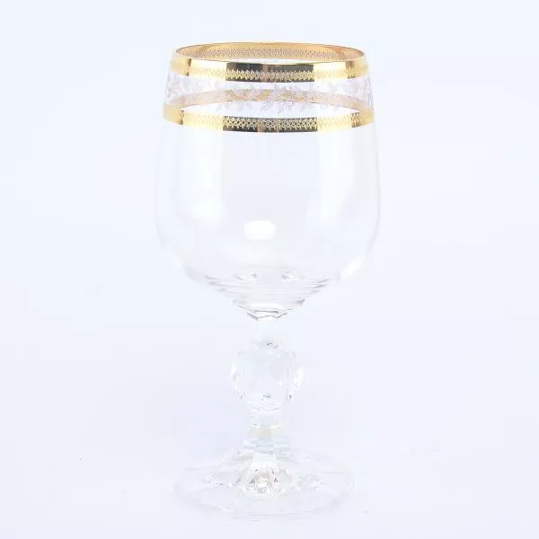 Набор бокалов для вина Crystalex Bohemia Золотой Лист V-D 230 мл(6 шт)