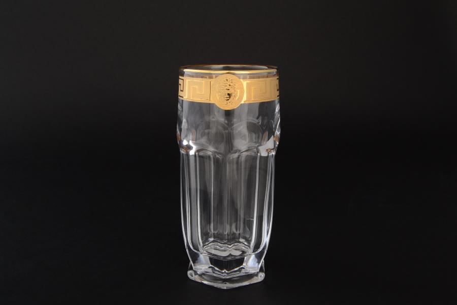 Набор стаканов для воды "Версачи Глава Сафари" B-G фон