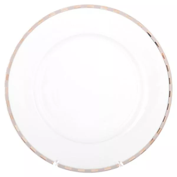 Набор тарелок Опал Платиновые пластинки  26 см (6 шт)