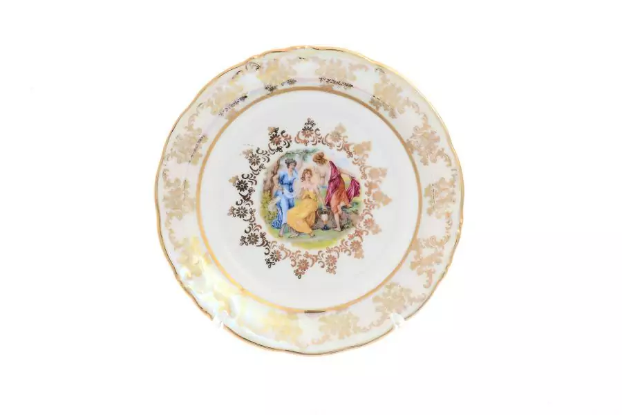 Набор тарелок Carlsbad Фредерика Мадонна Перламутр 17 см(6 шт)