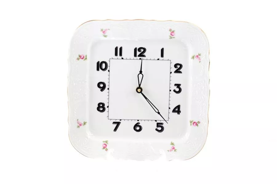 Часы квадратные Bernadotte Полевой цветок 26 см