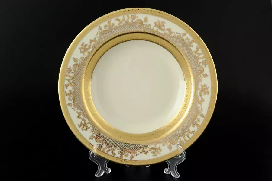Набор тарелок глубоких 22 см Crem Gold 9320 (6 шт)