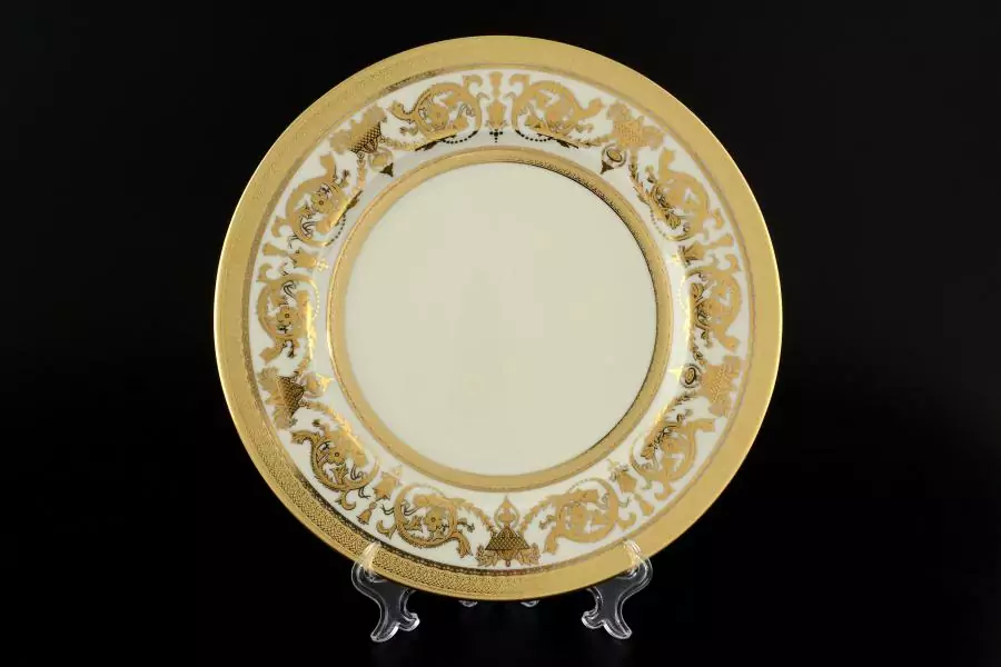 Набор тарелок  Falkenporzellan Constanza Cream Imperial Gold 27 см(6 шт)