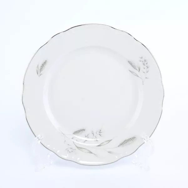Набор тарелок Thun Констанция Серебряные колосья 21 см (6 шт)