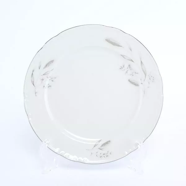 Набор тарелок Thun Констанция Серебряные колосья 24 см (6 шт)