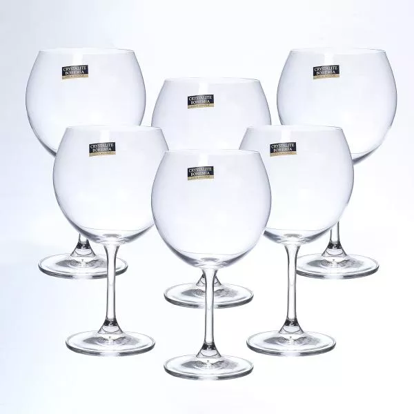 Набор бокалов для вина Crystalite Bohemia Sylvia/Klara 460 мл(6 шт)