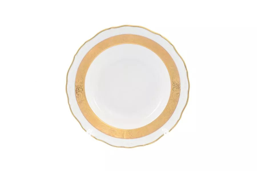Набор тарелок глубоких Carlsbad Мария Луиза матовая полоса 23 см(6 шт)