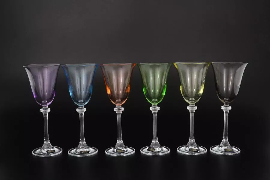 Набор бокалов для вина 185 мл ASIO/ALEXANDRA Арлекино (6 шт) Артикул 19311