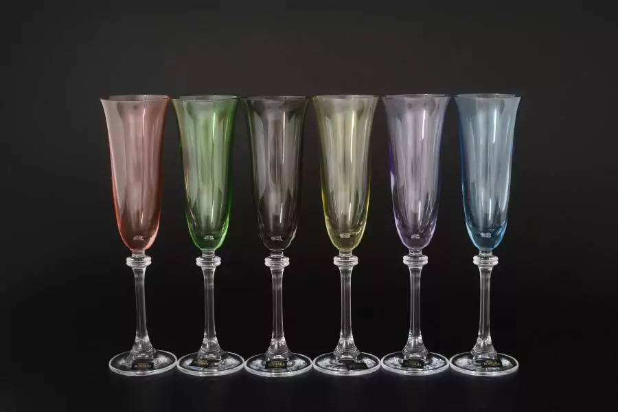 Набор фужеров для шампанского 190 мл ASIO/ALEXANDRA Арлекино (6 шт) Артикул 19312