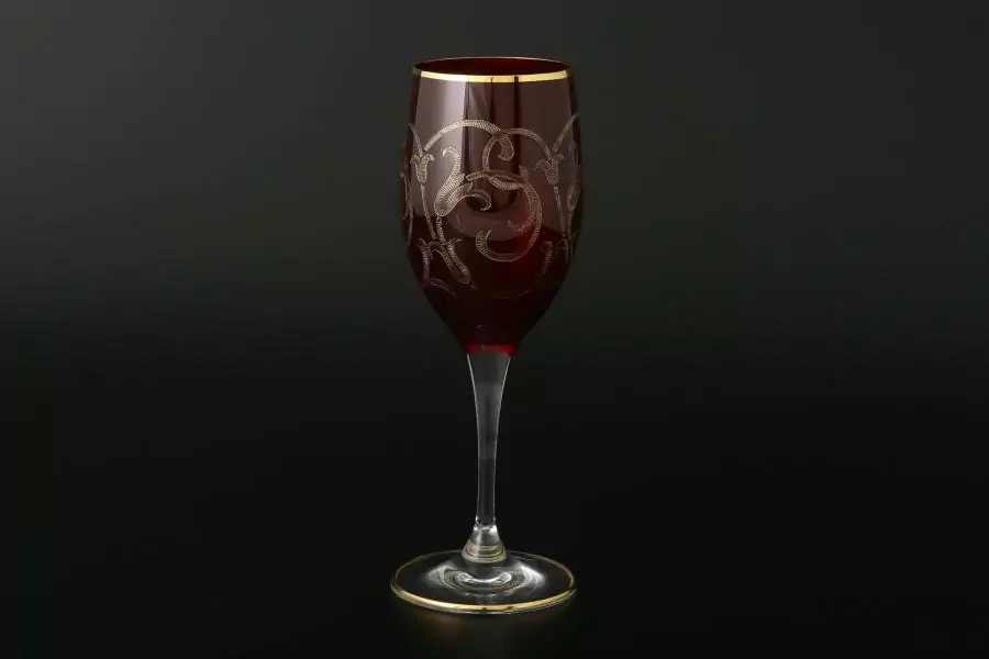 Набор бокалов для вина 250 мл Ева Кристалекс (6 шт)