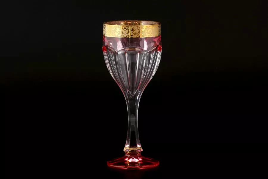 Набор бокалов для вина Сафари розовый (6 шт)