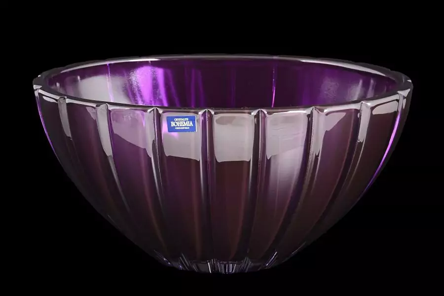 Фруктовница 30 см OVAL фиолетовая