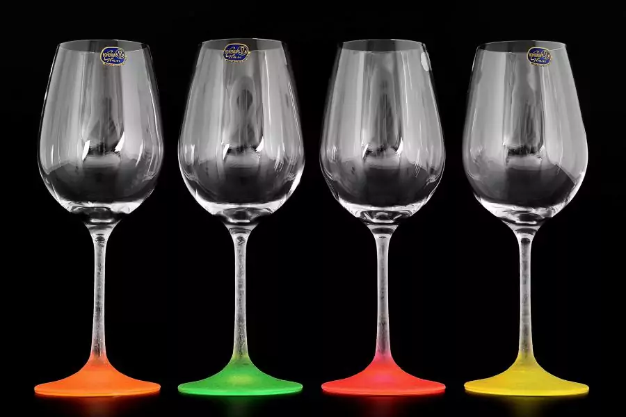 Набор бокалов для вина Crystalex Bohemia Арлекино 350 мл(4 шт) Артикул 20834