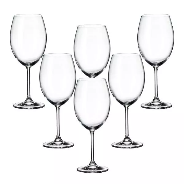 Набор бокалов для вина Crystalite Bohemia Colibri/Gastro 580 мл(6 шт)