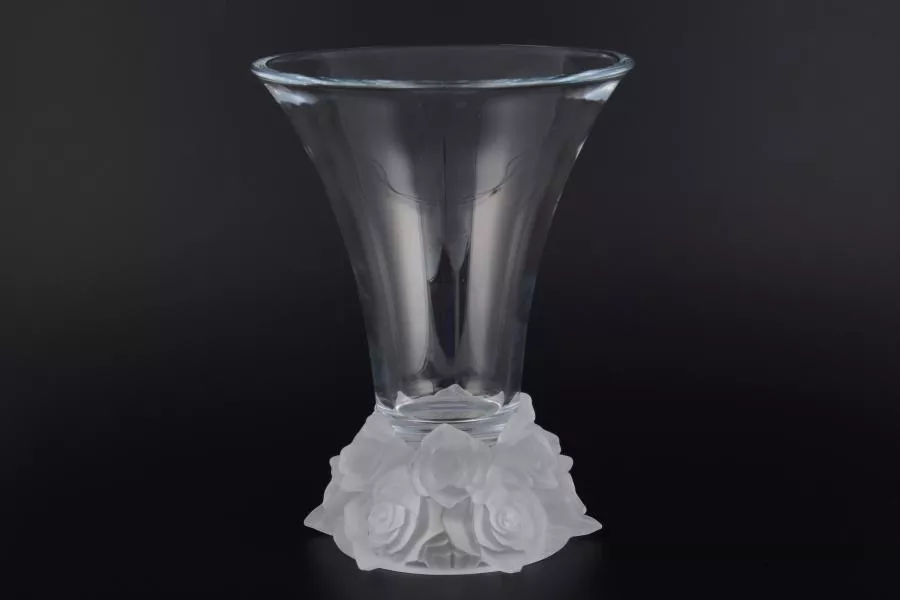 Ваза для цветов Crystalite Giftware Frost Розы 25см