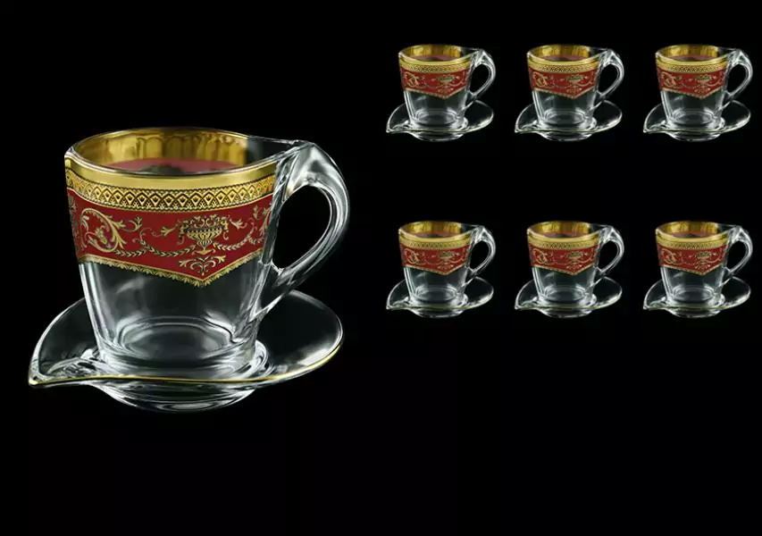 Набор чайных пар 6 чашек + 6 блюдец 12 пр Astra Gold Артикул 21994