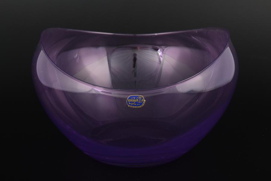 Фруктовница фиолетовая Gondola Кристалекс 15х23