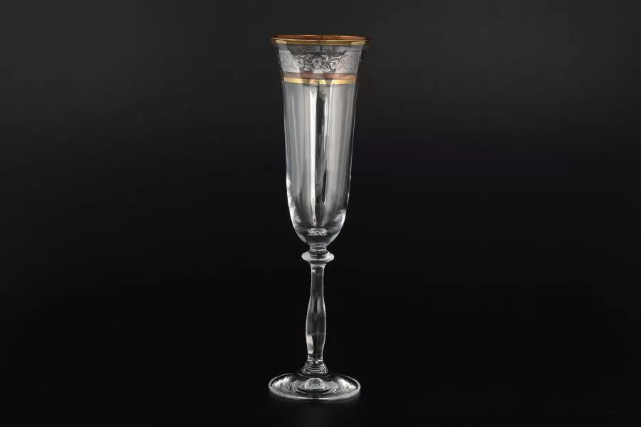 Набор фужеров для шампанского Bohemia Панто Идеал Анжела 190мл (6 шт)