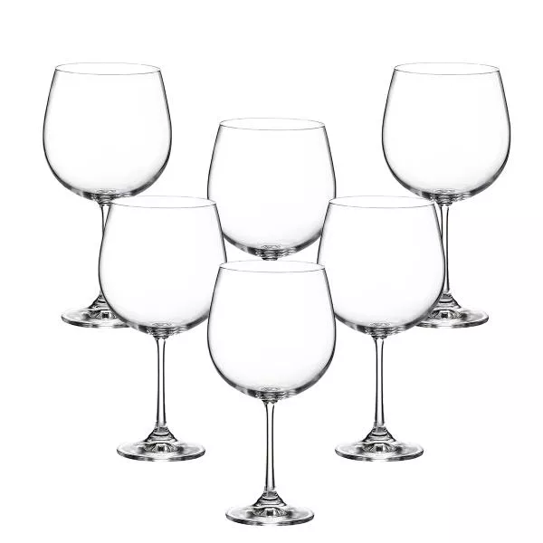 Набор бокалов для вина Crystalite Bohemia Milvus/Barbara 670 мл(6 шт)