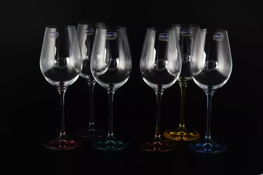 Набор бокалов для вина Crystalex Bohemia 250 мл(6шт)