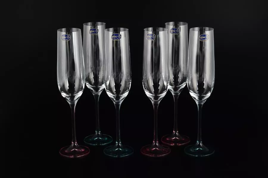 Набор фужеров для шампанского Crystalex Bohemia (6шт)