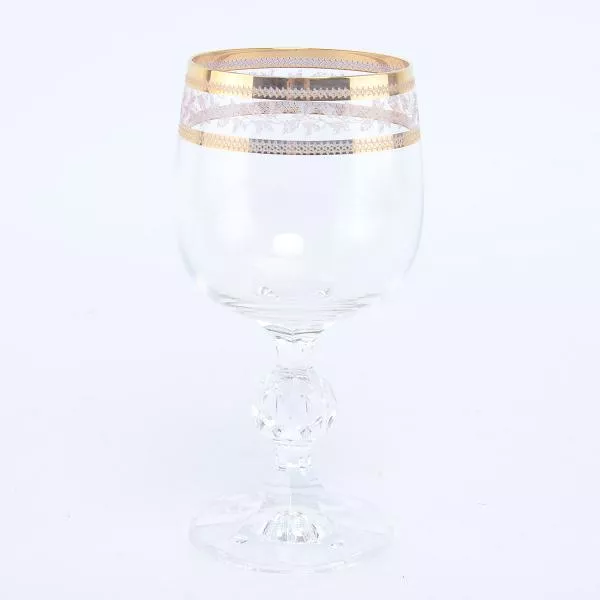 Набор бокалов для вина Crystalex Bohemia Золотой Лист V-D 190 мл(6 шт)