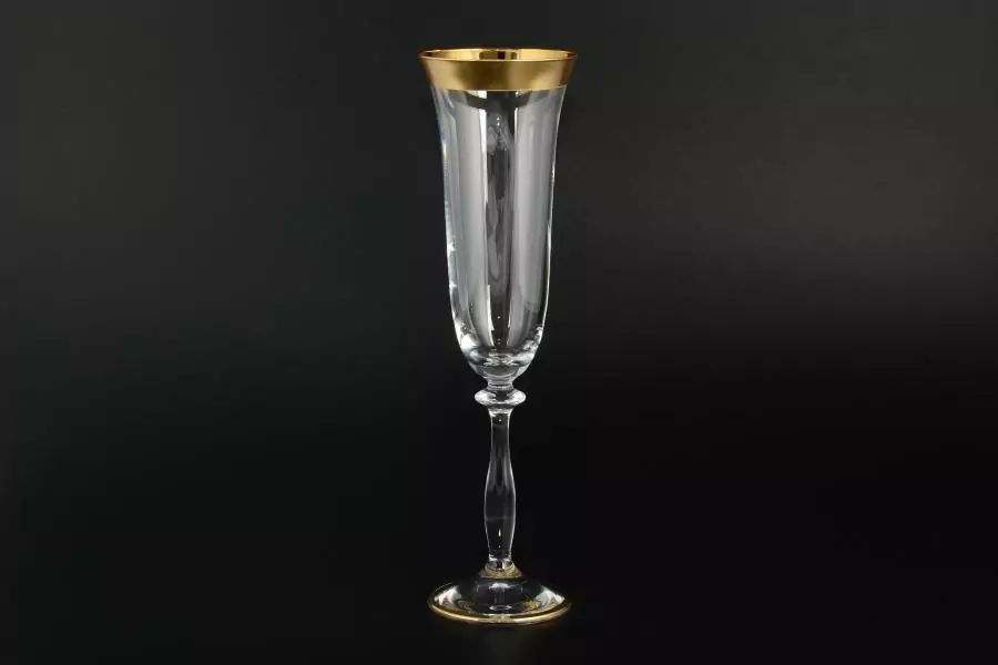 Набор фужеров для шампанского Матовое золото 190 мл E-V