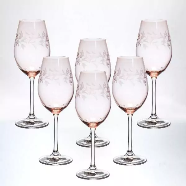 Набор бокалов для вина Crystalex Bohemia Арлекино 250 мл(6 шт)