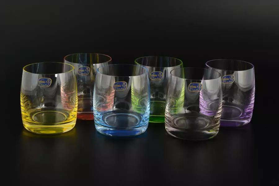 Набор стаканов для виски Crystalex Bohemia Арлекино 290 мл(6 шт)