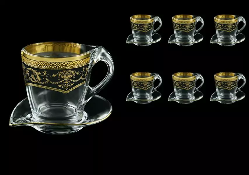 Набор чайных пар 6 чашек + 6 блюдец 12 пр Astra Gold Артикул 25389
