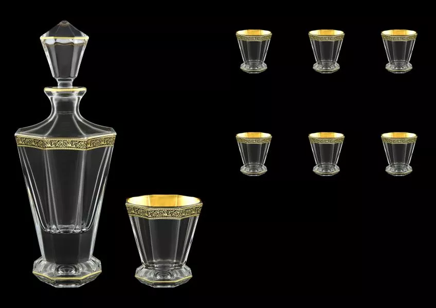 Набор графин 850 мл + стаканы 310 мл (1+6) 7 пр Astra Gold