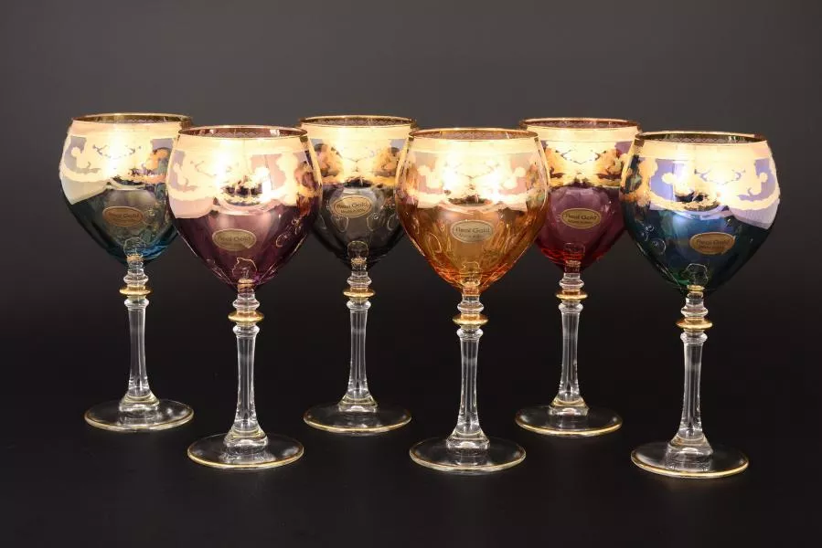 Набор бокалов для вина Veneziano Color Артикул 28829