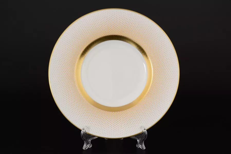 Набор тарелок Falkenporzellan Rio white gold 22см(6 шт)