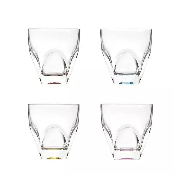 Набор цветных стаканов RCR Gems 320мл (4 шт)
