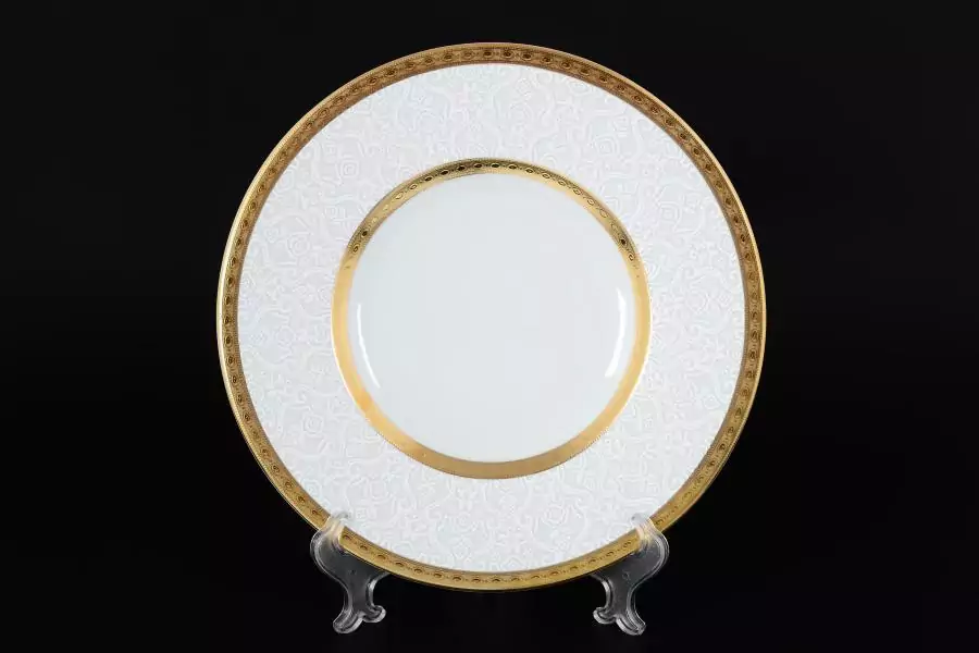 Набор тарелок 27 см Constanza Diamond White Gold (6 шт)