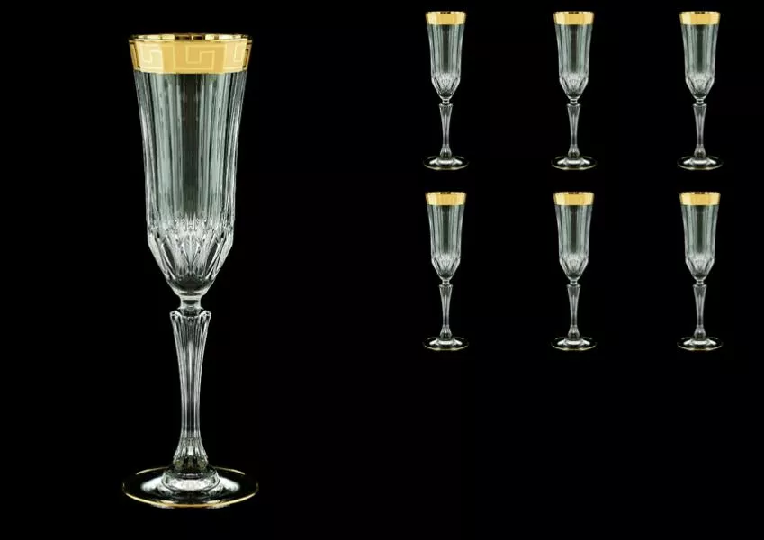 Набор фужеров для шампанского RCR Adagio 180мл (6 шт)