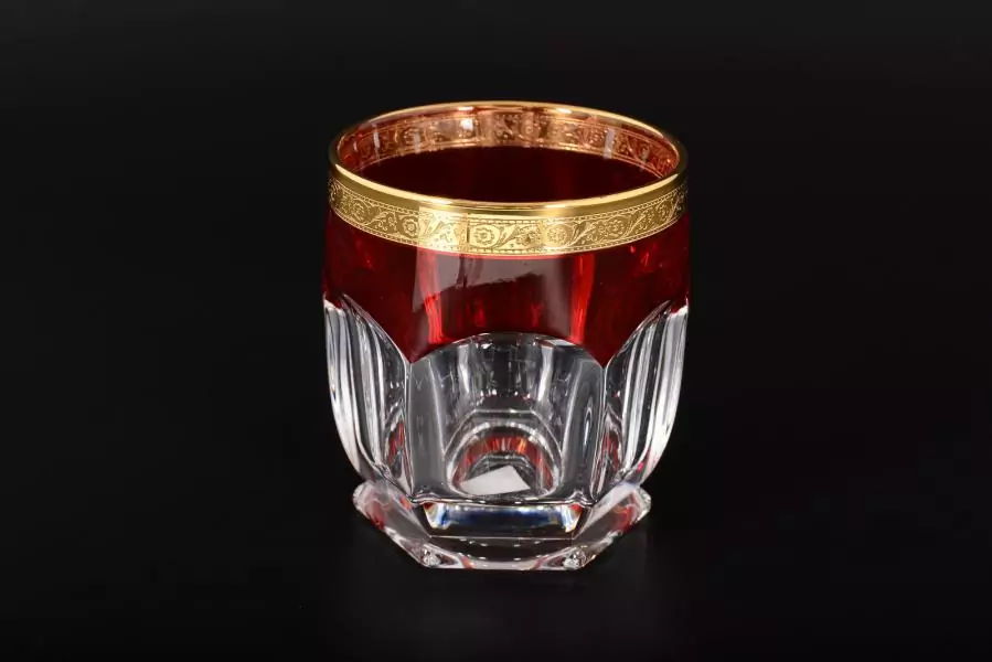 Набор стаканов для виски 250 мл Сафари красный BOHEMIA GOLD