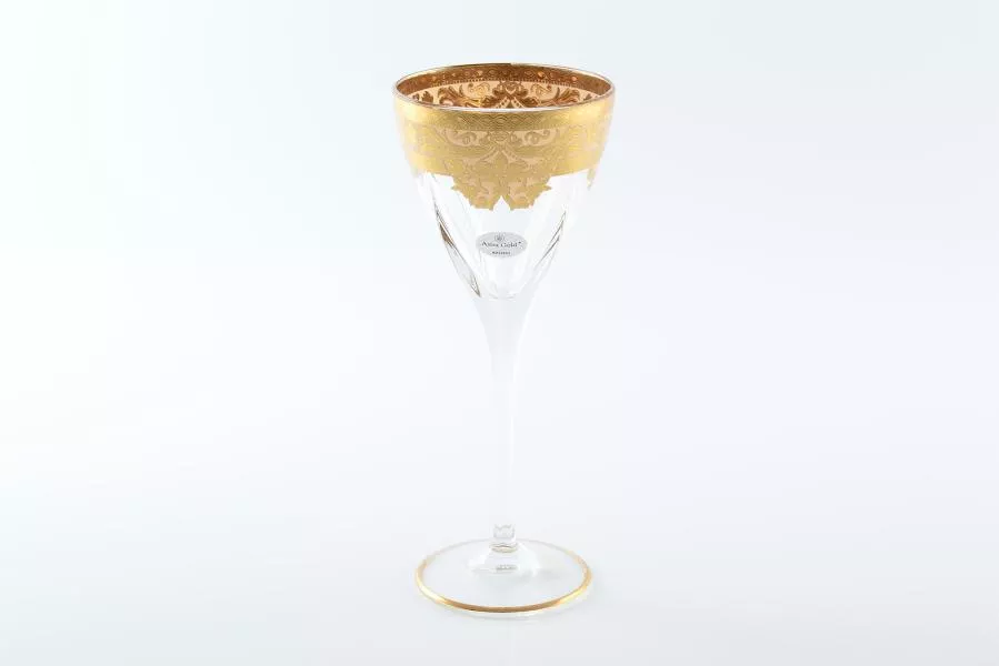 Набор бокалов для вина Astra Gold Natalia Golden Ivory Decor 250мл(6 шт)