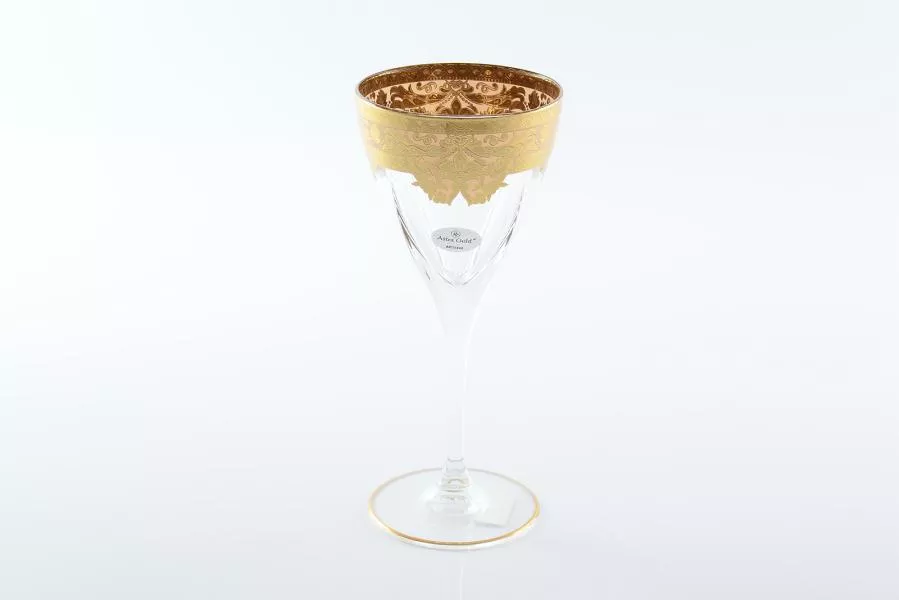 Набор бокалов для вина 210 мл Natalia Golden Ivory Decor Astra Gold (6 шт)