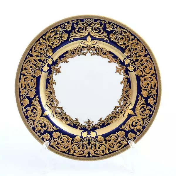 Набор тарелок Falkenporzellan Natalia cobalt gold 17 см(6 шт)